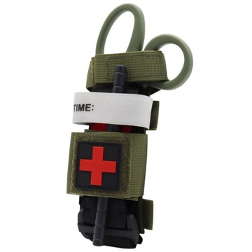 VULPO Тактическая военная аптечка, жгут, ножницы, жгут Molle