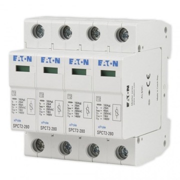 EATON Ограничитель перенапряжения SPCT2-280/4 4P C 20 кА