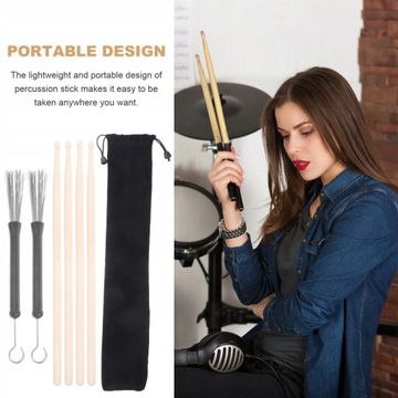 Klon Instrument Sticks Bęben Szczotka Podudzie