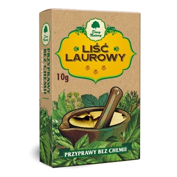 LIŚĆ LAUROWY PRZYPRAWY BEZ CHEMII Dary Natury 10 g