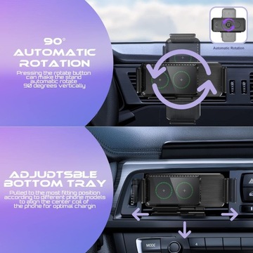 Автоматическое беспроводное автомобильное зарядное устройство