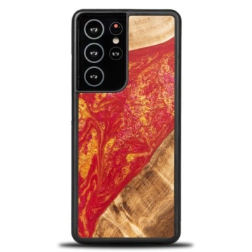 Pouzdro Bewood Unikátní pro Samsung Galaxy S21 Ultra Neony Paříž