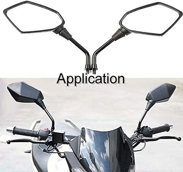 БОЛЬШИЕ ПАНОРАМНЫЕ ЗЕРКАЛА МОТОКУТЕР QUAD10MM