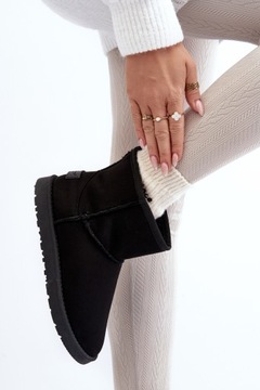 ŚNIEGOWCE DAMSKIE CROSS JEANS MM2R4024 CZARNE 39