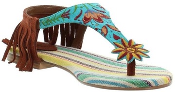 DESIGUAL LUPITA sandały sandałki na płaskim kolorowe boho r. 37
