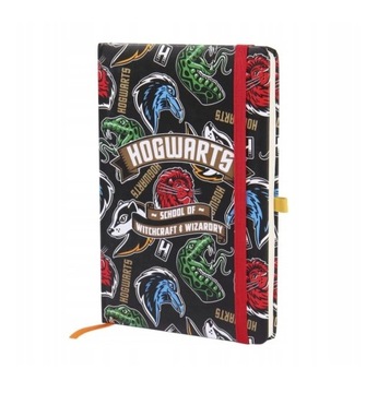 Harry Potter Hogwards Notes Notatnik A5 na gumkę
