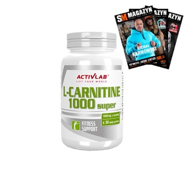 ACTIVLAB L-CARNITINE 1000 30KAPS KARNITYNA SPALACZ