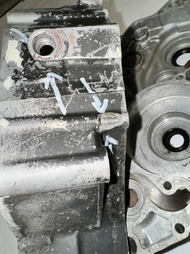 Картер двигателя Suzuki RM 125, блок двигателя