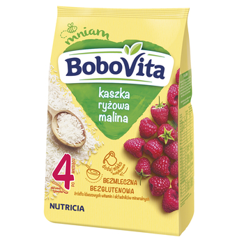 BoboVita Kaszka ryżowa malina po 4 miesiącu 180 g