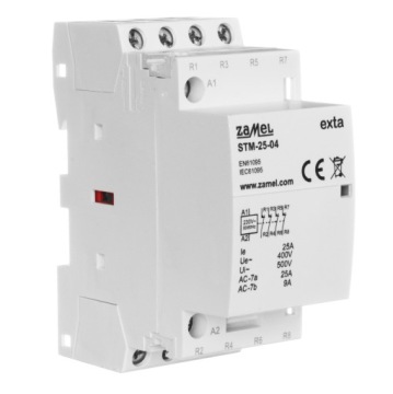 МОДУЛЬНЫЙ КОНТАКТОР 230В 25А ZAMEL EXTA STM-25-04