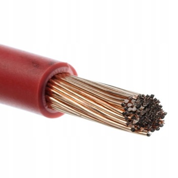 Kabel przewód LGY 16 mm2 jednożyłowy Czerwony