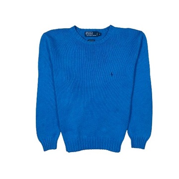 POLO RALPH LAUREN Sweter Męski Jodełka Logowany r. M