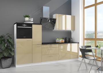 Комплект кухонной мебели 270см Белый Глянцевый/Белый