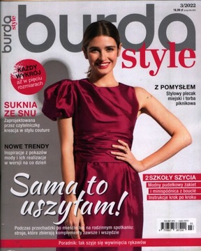 Burda Style 3/2022 Sama to uszyłam!