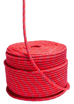 Lina polipropylenowa 6mm- 50m, 480kg, MOCNA linka sznur PREMIUM