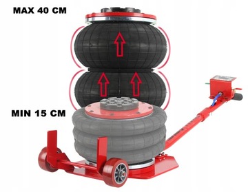 Снегоход с пневматическим подъемником 3,5 т, низкий домкрат