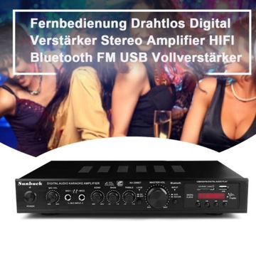 УСИЛИТЕЛЬ HI-FI СТЕРЕО УСИЛИТЕЛЬ BLUETOOTH РАДИО ЦИФРОВОЙ USB УСИЛИТЕЛЬ
