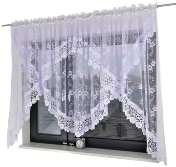 firana gotowa Firany 400x165cm Firanki z gipiura