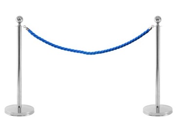ВЕРЕВКА БАРЬЕРНАЯ ВЕРЕВКА для СТОЛБОВ синий столб 150 см