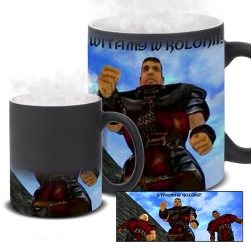 Kubek Magiczny GOTHIC Witamy w KOLONII MiX Wzorów