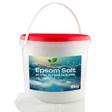 5 кг ведро горькой соли сульфата магния, чистый 99,5% Epsom 5 кг Epson