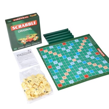 Настольная игра «Скраббл» — словесная игра для взрослых и детей от 10 лет.