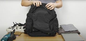 РЮКЗАК ПРОФ ТАКТИЧЕСКИЙ ARMY AND WALL 35л 1034 ЧЕРНЫЙ
