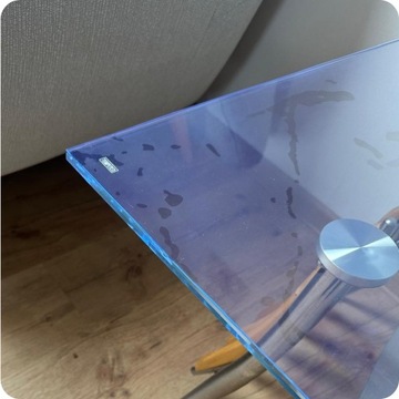 Защитный коврик для столовой матовой стойки 2 мм 100x100 см.