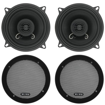 2x MOCNE GŁOŚNIKI SAMOCHODOWE DWUDROŻNE 120W 13cm 130mm KOMPLET MASKOWNICE