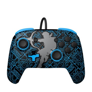 Pad przewodowy SWITCH Rematch Zelda Sheikah Licencja Świecący PDP