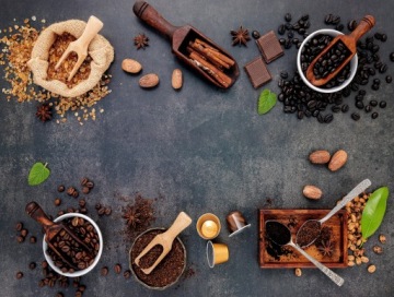 MATY PODKŁADKI NA STÓŁ Z FILCU 30x40 CM KO;EKCJA COFFEE