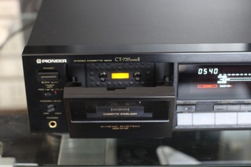 Кассетный магнитофон Pioneer CT 737 Mark II (1988-89 гг.)