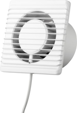 WENTYLATOR ŁAZIENKOWY 100 mm 8W ŚCIENNY Z WYŁĄCZNIKIEM CICHY AIRROXY 01-091