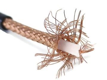100 m POLSKI kabel RG58 z gęsty oplot PREMIUM