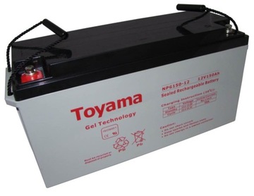 Akumulator żelowy Toyama 12V 150Ah NPG150-12 M8