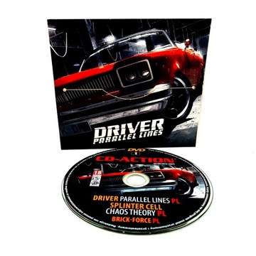 DRIVER PARALLEL LINES + SPLINTER CELL CHAOS THEORY PC POLSKIE WYDANIE PL