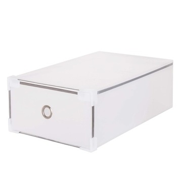 КОРОБКА ДЛЯ ОБУВИ КОНТЕЙНЕР ДЛЯ ОБУВИ С ЯЩИКОМ-ОРГАНАЙЗЕР ДЛЯ ГАРДЕРОБА STRONG 1 шт.