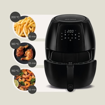 АЭРОФРИТЮРНИЦА 1800 Вт БОЛЬШАЯ для 4 человек XXXL