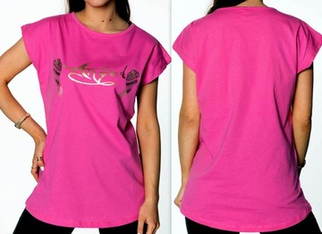 BLUZKA TSHIRT MODNA WYGODNA WZORY S/M