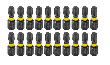 Ударные биты TX30 x 25 мм, 20 шт.