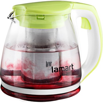 Dzbanek z zaparzaczem herbaty Lamart zielony 1,1 l