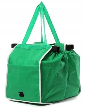 Умная зеленая сумка для покупок и ЭКО-тележка