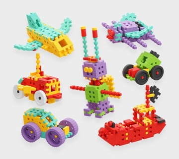 Мини-вафельные блоки - Конструктор Майстер 200 элементов