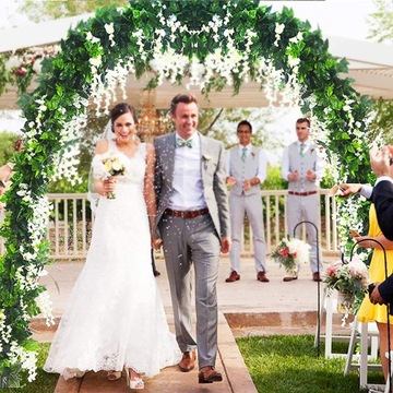 2шт. Садовая пергола-арка для роз, вьющихся цветов, металл, 240 x 140 x 38 см.