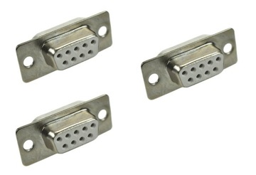 GNIAZDO D-Sub 9 pin canon [3szt.]