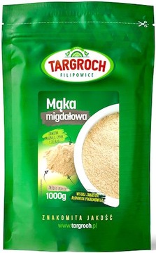 TARGROCH Mąka migdałowa 1kg KETO Błonnik Białko