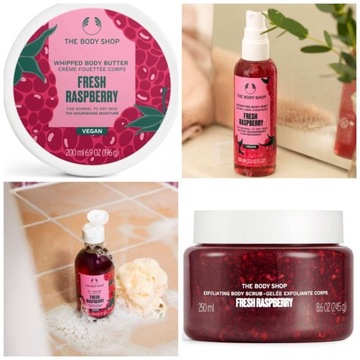 THE BODY SHOP СКРАБ МАЛИНОВЫЙ ПИЛИНГ СВЕЖАЯ МАЛИНА