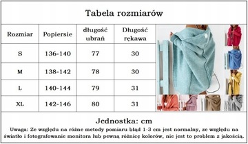 Luźny sweterek z oversizowym kapturem