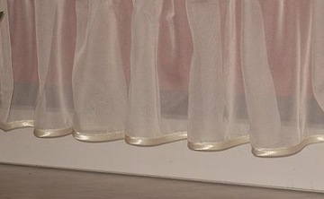 KLASYCZNA FIRANA NA TAŚMIE firanka WOAL KRESZOWANY- NA WYMIAR -