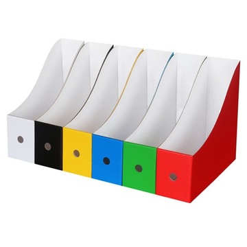 Organizer do papieru kolorowy uchwyt na dokumenty biurko 6 szt